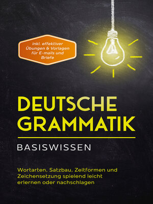 cover image of Deutsche Grammatik--Basiswissen